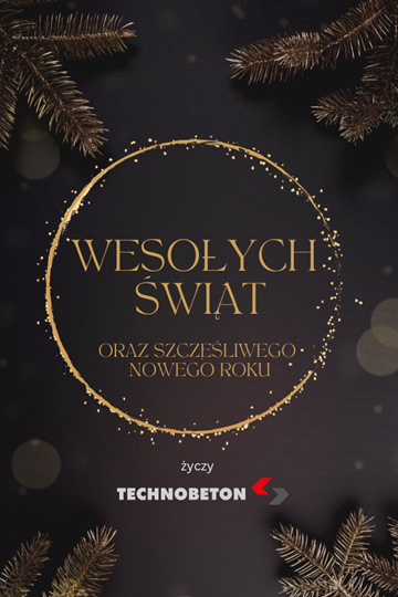 życzenia świąteczne Technobeton